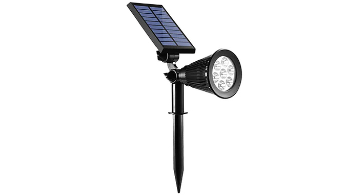 7-LED Solar Powered Garden Spotlight