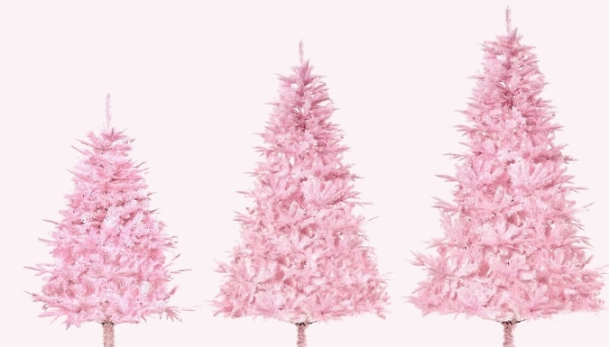 5FT Pink Pop-Up Artificial Christmas Tree