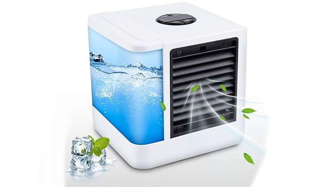 Portable USB Mini Cooler Fan W/ Optional Display Screen