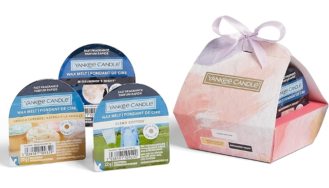 Yankee Candle Gift Set - 3 Scented Wax Melts