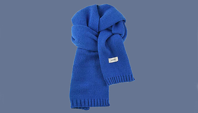 Klein Blue Checkerboard Warm Scarves - 8 Designs