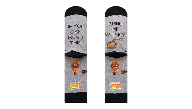 If You Can Read This Novelty Alcohol Socks - 5 Designs