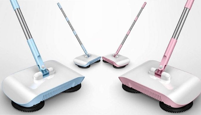 All-in-One Hand Push Sweeper - 2 Colours