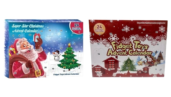 24 Day Fidget Toy Christmas Advent Calendar - 2 Options