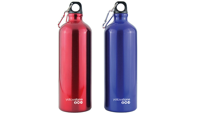 Yellowstone 1L Drinks Bottle With Carabina Red 