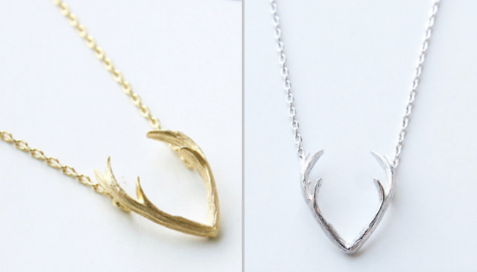 Reindeer Antler Necklace - 2 Colours