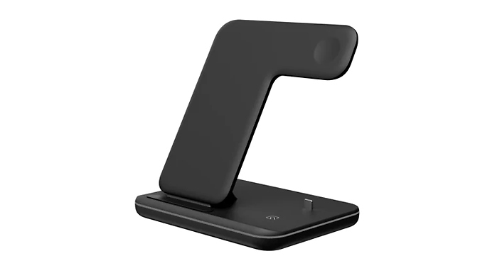 3-in-1 Vertical Mobile Phone Holder Wireless Charger - 2 Colours