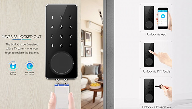 Touch Screen Wi-Fi Door Lock