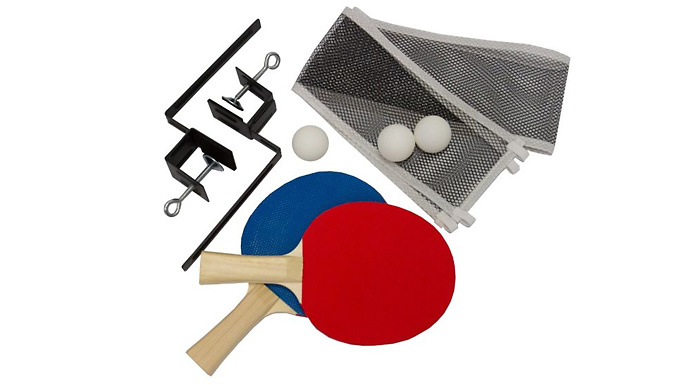 Folding Table Tennis Table with Net, Balls & Paddles