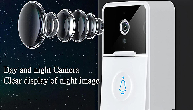 Caméra endoscopique GENERIQUE Sans fil wifi doorbell smart video