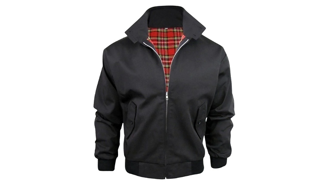 Men's Classic Harrington Jacket - 3 Colours, 5 Sizes