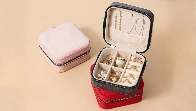Mini Portable Travel Jewellery Organiser - 3 Colours