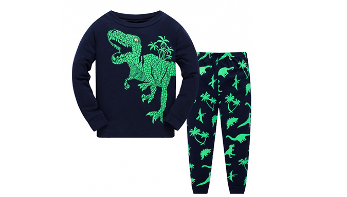 Kids' Dinosaur Pyjamas - 6 Sizes