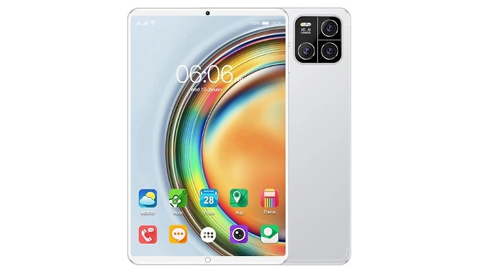 Pad6 Android Tablet 10.1-Inch - 4 Colours
