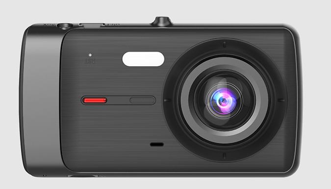 HD Wide-Angle Dual Dash Camera - Optional SD Card