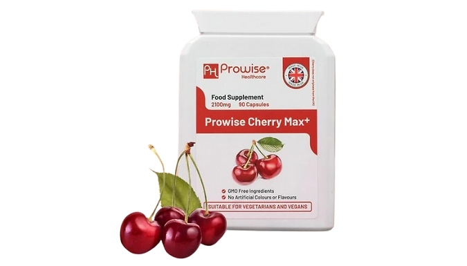 Go Groopie Prowise Healthcare Ltd Sleep Regulation & Pain Relief Cherry Max Tablets - 2100mg!