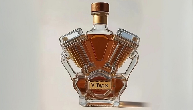 Engine-Shaped Whiskey Decanter from Go Groopie