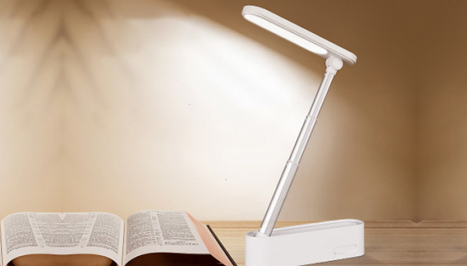 Foldable USB Desk Lamp with Adjustable Brightness - 2 Colours