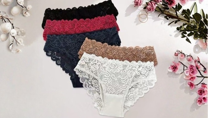 10-Pack Women's Lace Underwear - 4 Sizes!