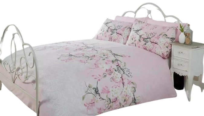 Eloise Floral Duvet Cover Set - 2 Colours & 3 Sizes