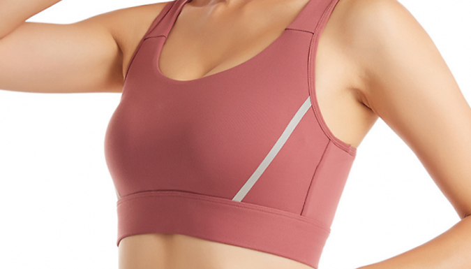 Shockproof Adjustable Mesh Sports Bra - 4 Colours & Sizes