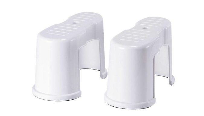 2-Pack Anti-Slip Toilet Footstools