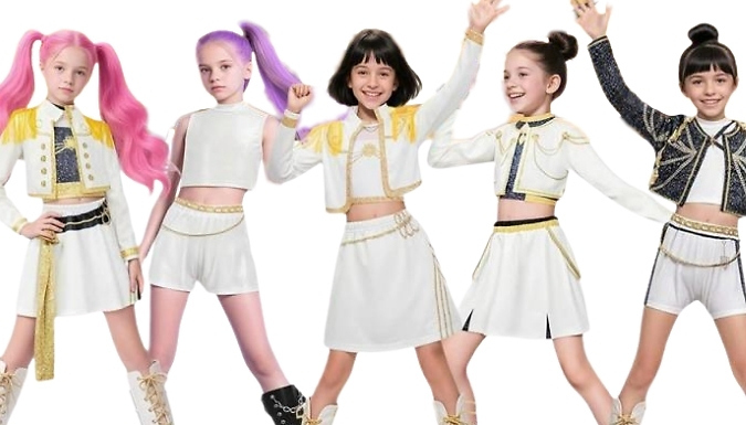 K-POP Kids Devil Hunter Costume - 6 Designs, 4 Sizes!