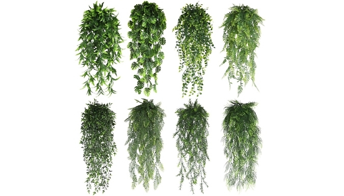 Artificial Hanging Decorative Plant - 8 Styles