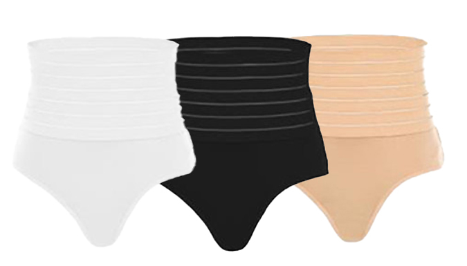 High-Waist Shapewear Butt Lift Underwear - 3 Colours & 4 Sizes