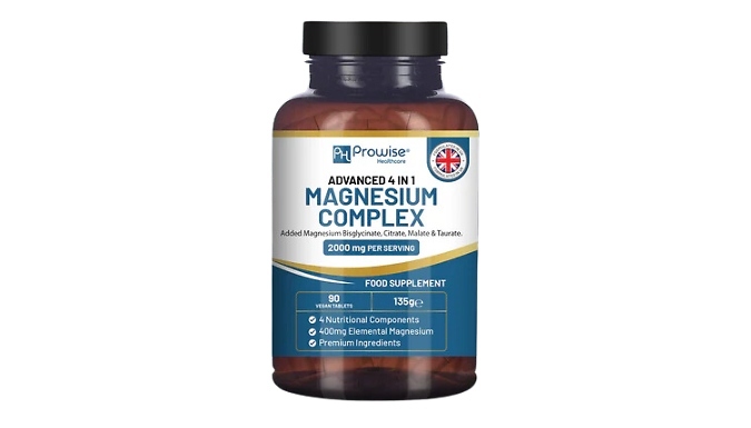 4-in-1 Magnesium Glycinate Complex Food Supplement - 2000mg