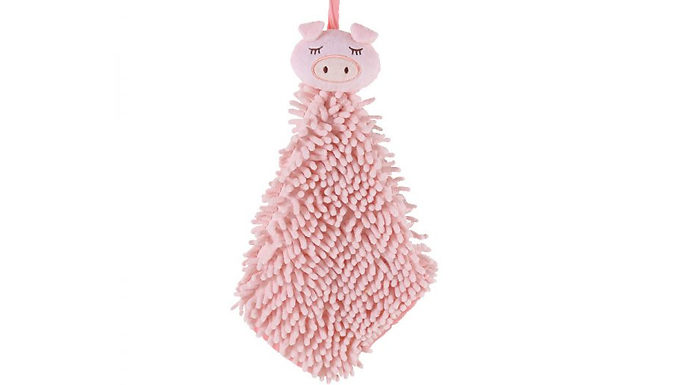 Cartoon Chenille Hand Towel - 4 Colours