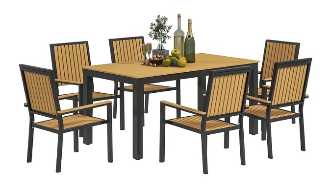 6-Seater Outsunny Garden Dining Set