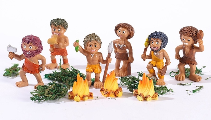 9-Piece Caveman Ornaments