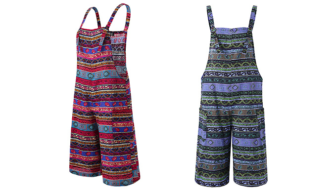 Bohemian Loose Women’s Jumpsuit - 4 Sizes & 3 Colours