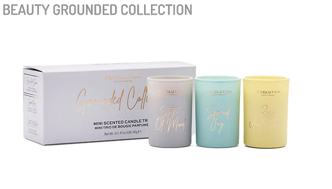 Revolution Beauty Scented Candle Trio Set - 3 Scents