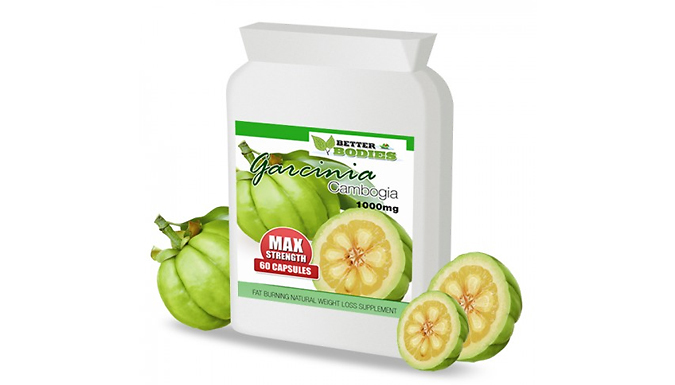 Up to 4-Month Supply of Pure Garcinia Cambogia 1000mg Capsules - Up To 240 Capsules!