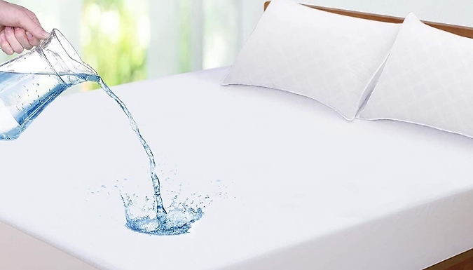 Extra-Deep 40cm Waterproof Fitted Mattress Protector - 3 Sizes