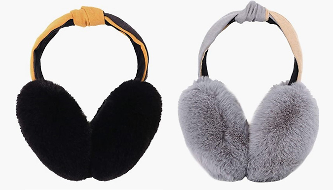 Super Soft Plush Knotted Headband Earmuffs - 6 Colours