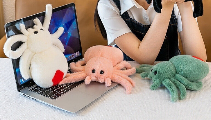 Large Plush Spider Toy - 4 Colours