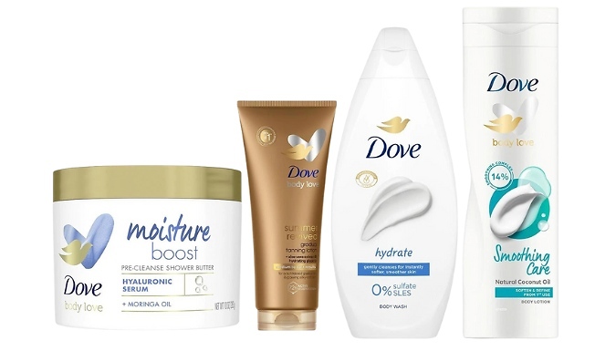 Dove Total Hydration Body Care Set
