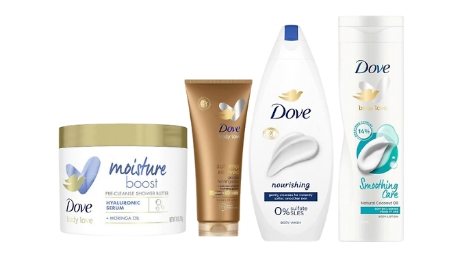 Dove Total Hydration Body Care Set