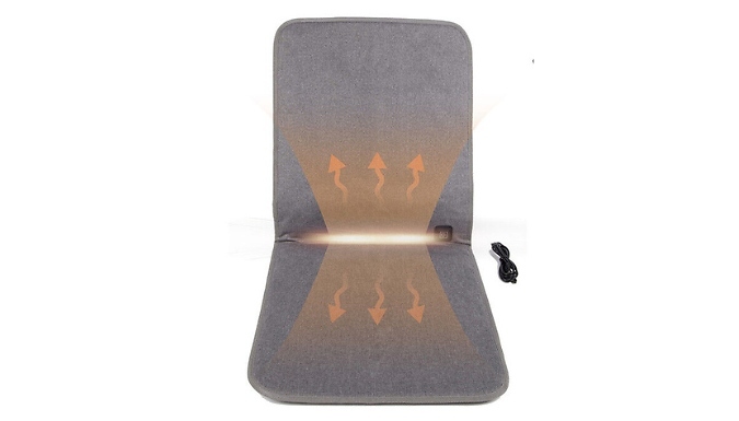 USB Heated Seat Cushion - Optional Back Cushion. from Go Groopie