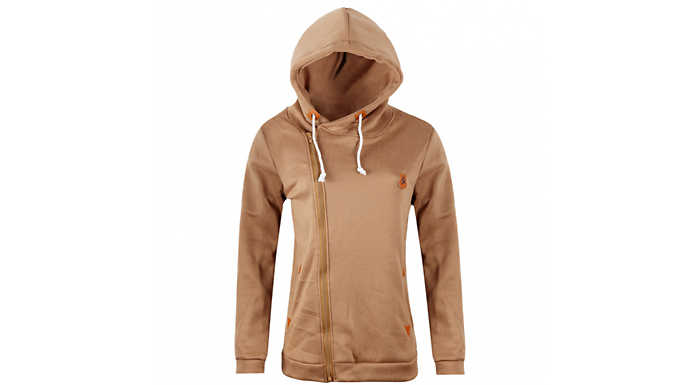 Women's Side-Zipper Hoodie - 4 Colours & 7 Sizes