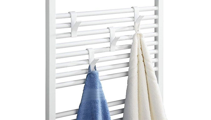 Shop-Story 6 or 12-Pack of Clip-On Radiator Towel Hooks