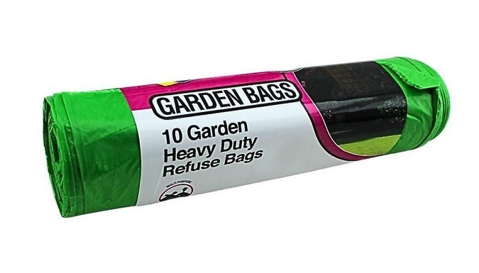 10-Pack Heavy Duty Garden Bags on Roll