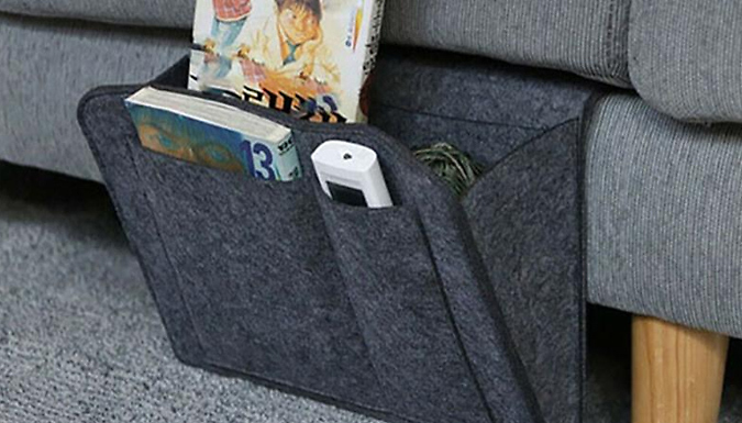 1 or 2 Felt Hanging Sofa Storage Bags - 5 Colours