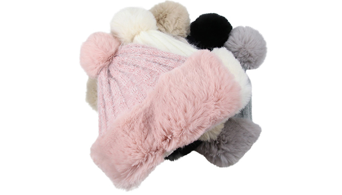 Warm Knitted Thick Beanie Cap - 5 Colours