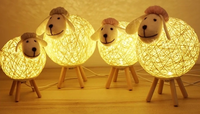 Dimmable LED Sheep Shaped Lamps - 3 Sizes!