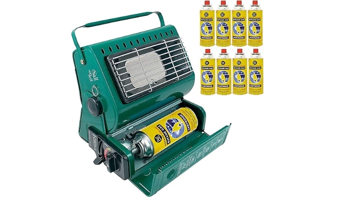 1.2kw Portable Gas Heater with Optional Butane Gas Bottles