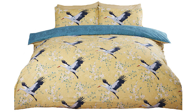 Cranes Duvet Set